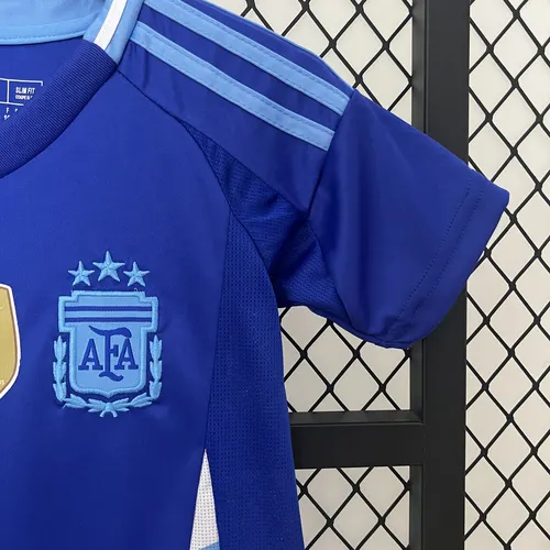 2024 Camiseta Visitante Selección Nacional de Argentina AAA calidad fan Talla Infantil — view 8