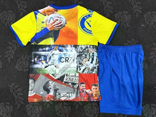 2025/2026 Al-Nassr Ronaldo Sonderedition Fußballtrikot Kindergröße  — view 2