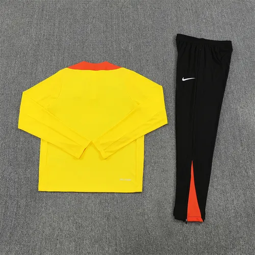 2026 Brazil Half-Zip Yellow Training Suit Football Jersey  Suit ﻿ — view 3