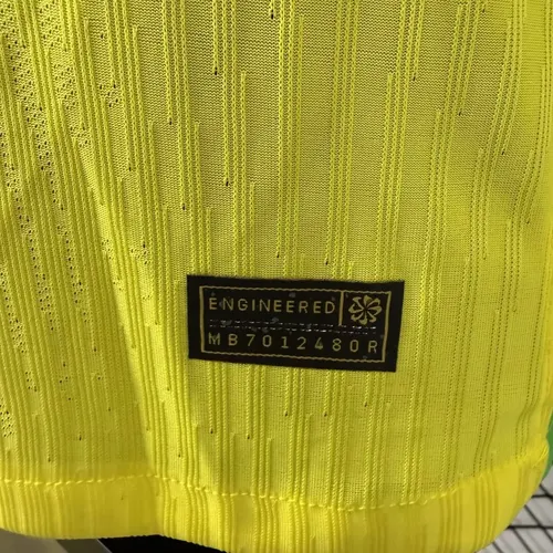 2025/2026 Langarm Player Version Brasilien Heim Fußballtrikot  — view 8