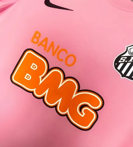 2012 Camiseta de Fútbol Retro Rosa Santos   — view 6