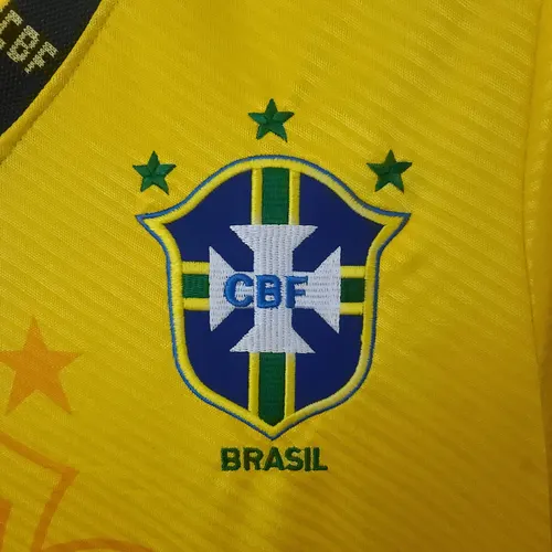 Camisa de Futebol Brasil Casa Retro 1994 — view 5