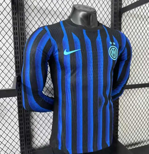 Camisa Inter Milan Home Manga Longa Versão Jogador 2025/2026  — view 4