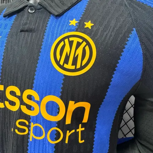 2026/2027 Manga Larga Versión Jugador Inter Milan Local Camiseta de Fútbol   — view 7