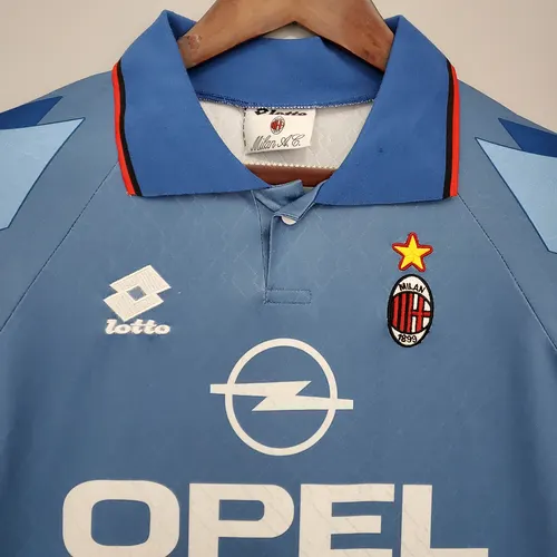 1995/1996 Retro AC Milan Quarto Uniforme Visitante Camisa de Futebol  — view 3