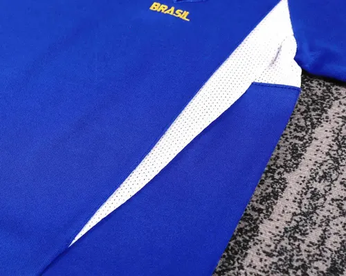 2002 Retro Brasil Visitante Camiseta de Fútbol   Talla Infantil — view 4