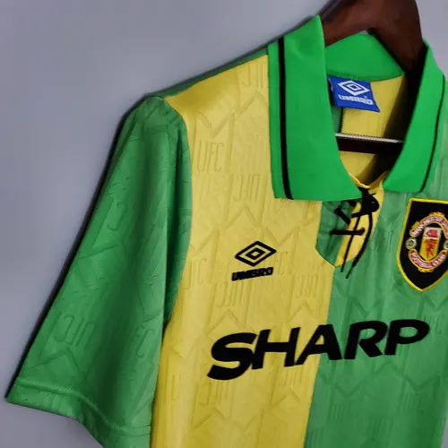1992/1994 Maillot Rétro Manchester United Third Away Football  — view 7
