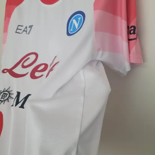 2023 Napoli Valentine's Day Limited Edition White Soccer Jersey  — view 6