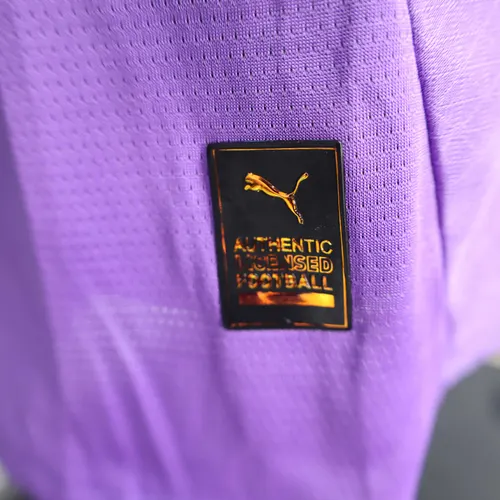 2025/2026 Version Joueur Dortmund Gardien Violet Maillot de football  landaise — view 10