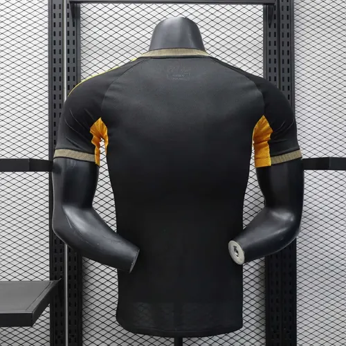 2025/2026 Player Version Real Madrid Special Edition Black and Gold Football Jersey  — view 2