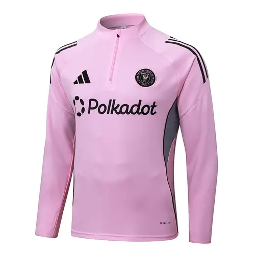 2025/2026 Inter Miami Conjunto de Entrenamiento Media Cremallera Rosa Camiseta de Fútbol  Set — view 3