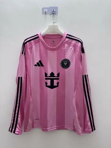 2025/2026 Manches longues Inter Miami Domicile Maillot de football landaise