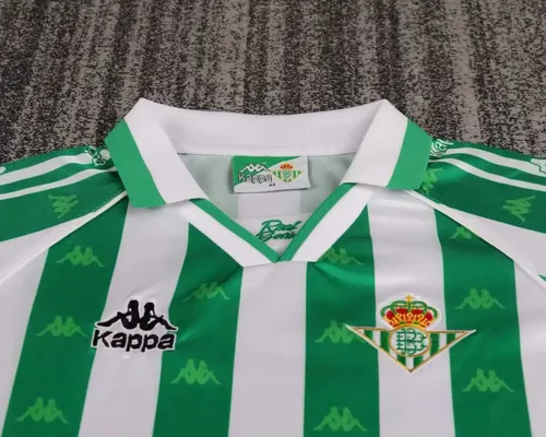 1995-1997 Retro Real Betis Home Football Shirt Quality Kids Size — view 4