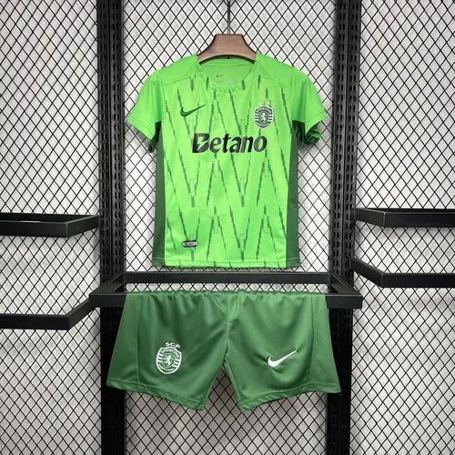 2024/2025 Sporting Lissabon Drittes Auswärts Fußballtrikot  Kindergröße — view 1