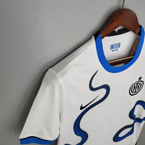 Internazionale Milan Football Jersey White 2021/2022  Away — view 6