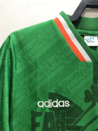 Camisa de Futebol Retro Irlanda Terceira Casa 1994  — view 4