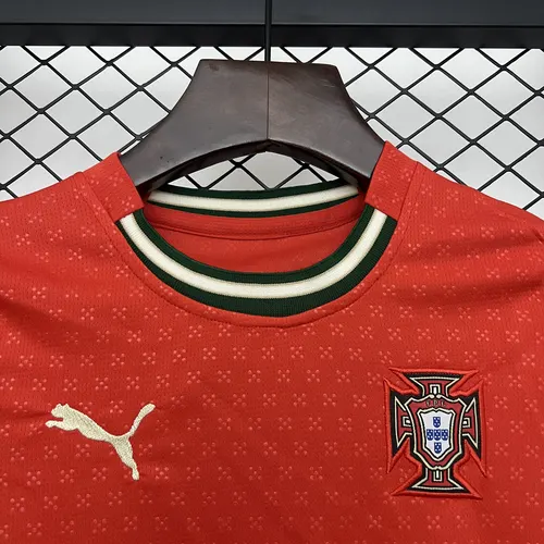 2025 Portugal Heim Langarmtrikot AAA Fan-Qualität Kindergröße — view 8