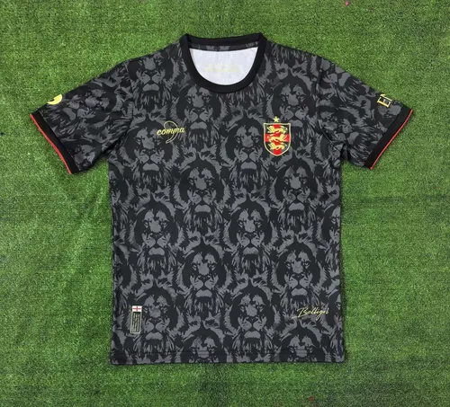 Maillot de football Angleterre Édition Spéciale 2024 Gris Noir AAA qualité fan — view 1