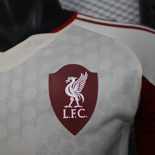 2025/2026 كم طويل نسخة اللاعب ليفربول خارج الأرض قميص كرة قدم جودة تايلاندية — view 5