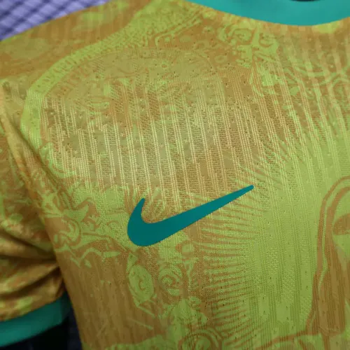 2024 Player Version Brazil Special Edition Jesus Yellow Football Shirt  — view 4