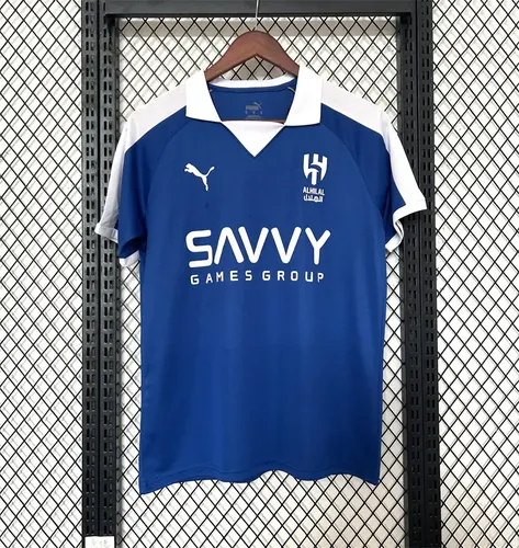 2024/2025 قميص الهلال السعودي بمناسبة الذكرى 67 لكرة القدم جودة تايلاندية — view 1