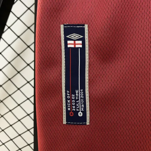 2002 Retro England Auswärtstrikot AAA Fan-Qualität — view 4