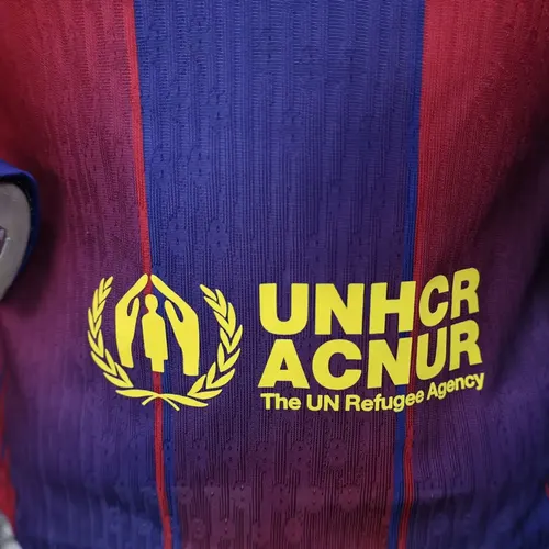 2025/2026 Manga Longa Barcelona Camisa de Futebol Principal  — view 8