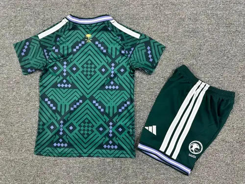 2026 Saudi-Arabien Heim-Fußballtrikot  Kindergröße — view 2