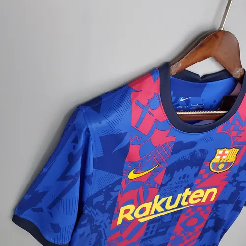 Barcelona Camiseta de Fútbol 2021/2022  Tercera Suplente — view 6