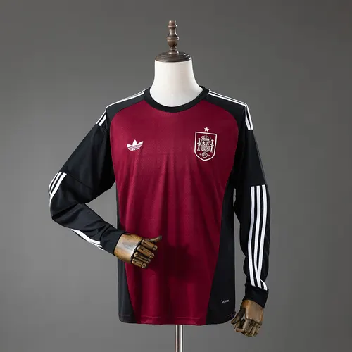 Camiseta Portero Roja Manga Larga Selección España 2026 AAA calidad fan — view 1