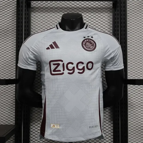 Camisa de Futebol Ajax Third Away Versão Jogador 2024/2025 