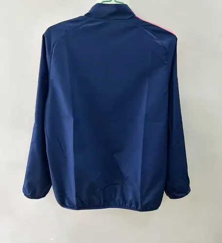 2025/2026 Barcelona Reversible Windbreaker jaune et bleu Soccer Jersey  — view 8