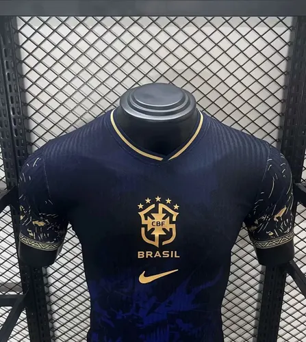 2024-2025 Versión Jugador Brasil Azul Edición Especial Camiseta  — view 3