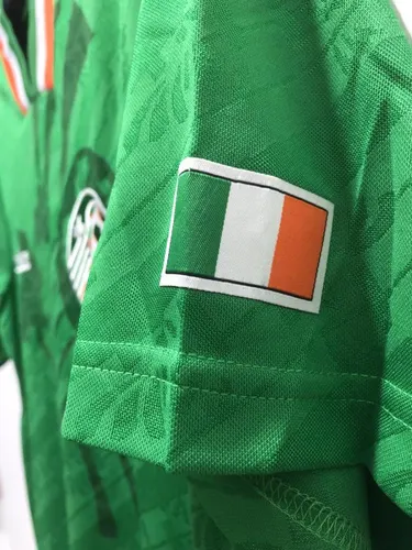 Camisa de Futebol Retro Irlanda Terceira Casa 1994  — view 8