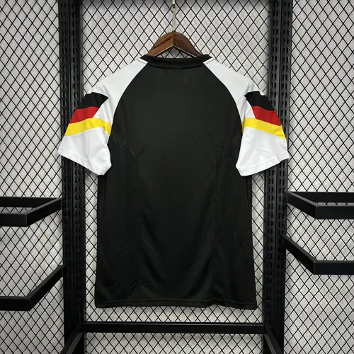 2024 Germany Training Wear Black and White Football Shirt  — view 3