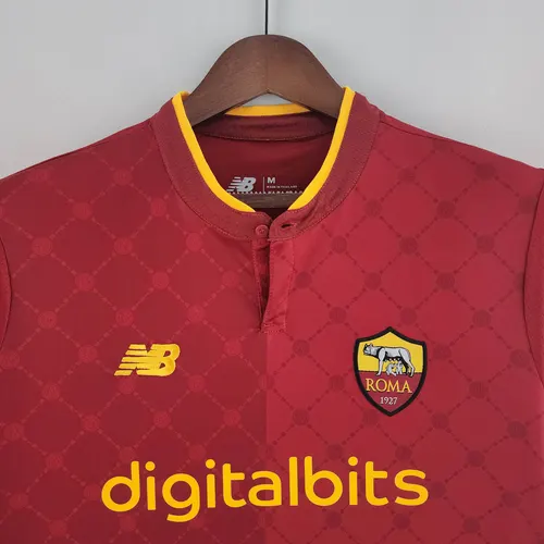 2022/2023 Roma Home Soccer Jersey  — view 3