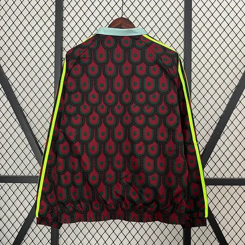 2024 Mexiko Wendbare Windjacke (rot-grün) Fußballtrikot AAA fan-gradät — view 4