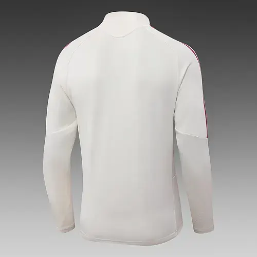 Camisa de Futebol Agasalho de Treino Meio Puxa Real Madrid Azul Amarelo Pálido 2026/2027 Conjunto   — view 5
