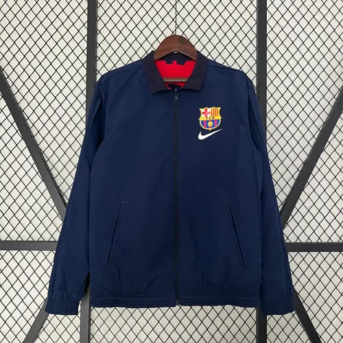 2025/2026 Barcelona Jaqueta Corta-Vento Reversível de Futebol  05 — view 8