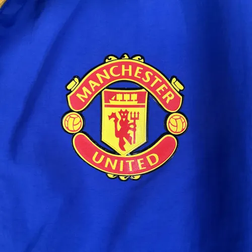 2023/2024 Manchester United Coupe-Vent Réversible (Bleu-Vert) Maillot de Foot  — view 6