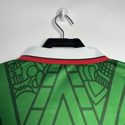 1998 Retro Mexiko Heim Fußballtrikot  — view 4