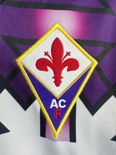 Maillot de football extérieur manches longues rétro Fiorentina 1992/1993  — view 6