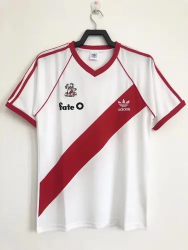 1986 Retro River Plate Home Football Jersey  — view 1