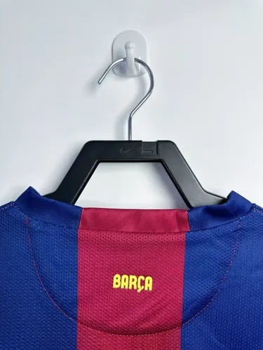2014/2015 Retro Langarm Barcelona Fußballtrikot Heim  — view 8