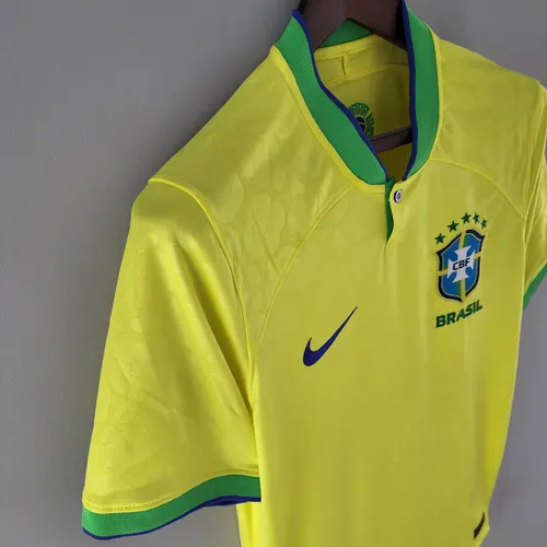 2022 WM Brasilien Heim-Fußballtrikot — view 6