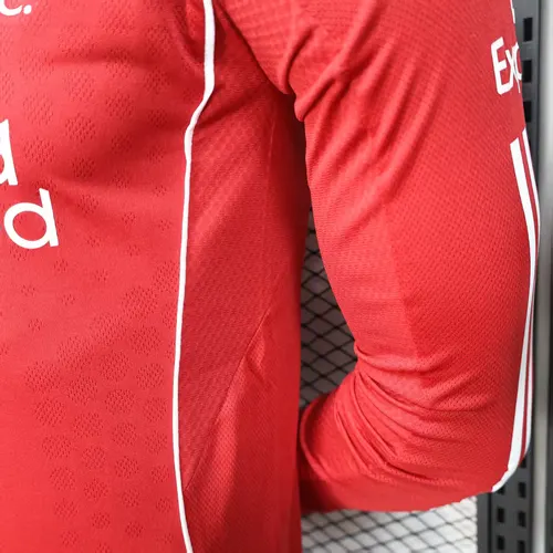 2025/2026 Spielerversion Liverpool Heim Langarm Fußballtrikot   — view 9