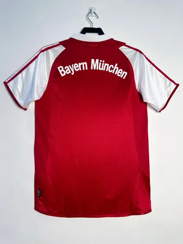 2003/2004 Retro Bayern Munich Uniforme Casa Jersey Futebol  — view 2