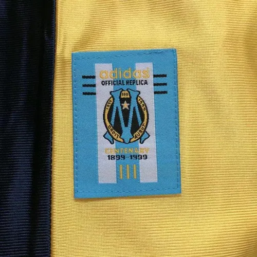 Camiseta de Fútbol Retro Tercera Visitante Olympique de Marseille 1998-1999  — view 7