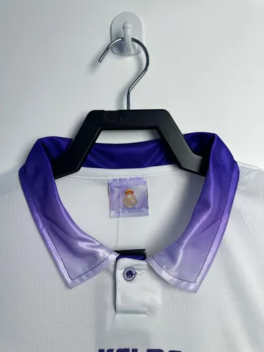 1997/1998 Retro Real Madrid Home Soccer Jersey  — view 3