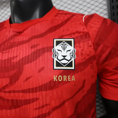 نسخة اللاعب 2026 قميص كرة القدم الوطني الكوري الأساسي لكأس العالم درجة المشجع AAA — view 5